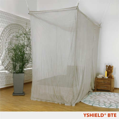 Baldachim SILVER-TULLE Box Single-BTE-1