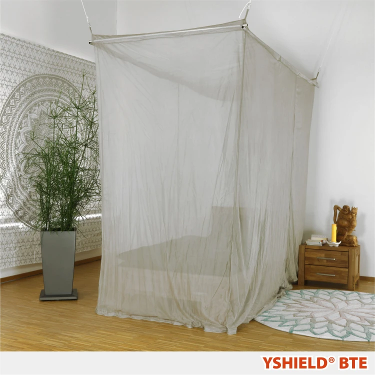 Baldachim SILVER-TULLE Box Single-BTE-1