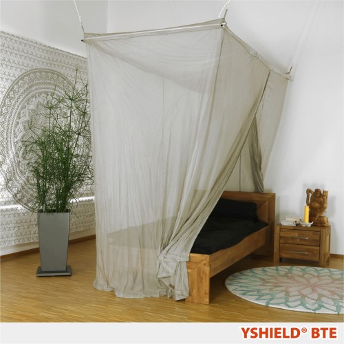 Baldachim SILVER-TULLE Box Single-BTE-2
