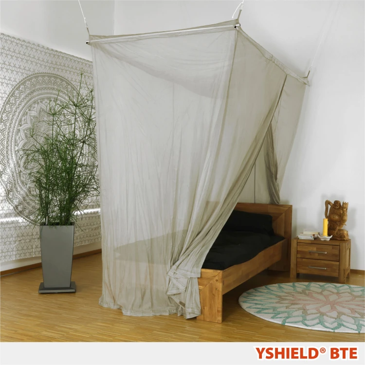 Baldachim SILVER-TULLE Box Single-BTE-2