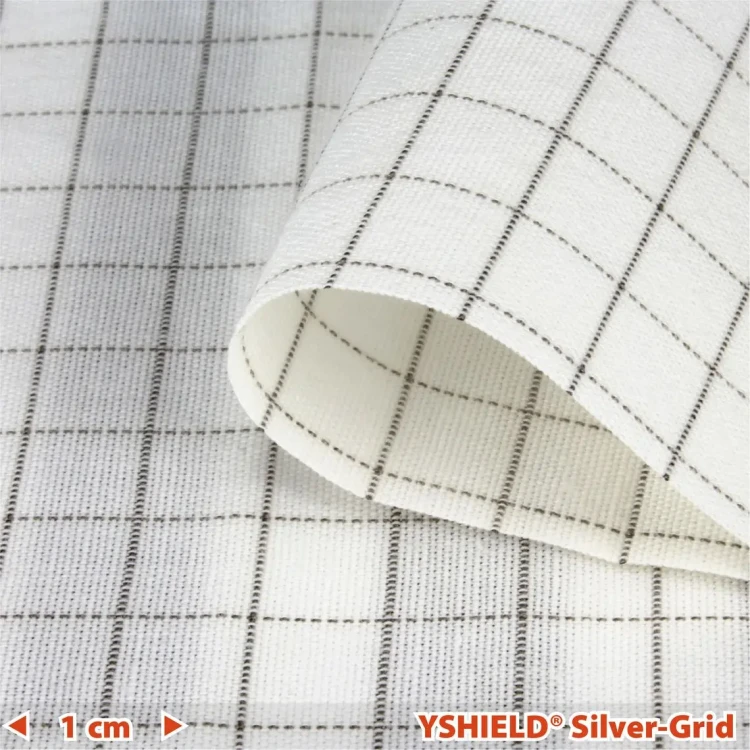 Tkanina uziemiająca Earthing Silver-Grid - próbka