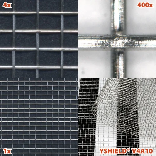 YShield V4A10 - siatka ekranująca PEM - powiększenie