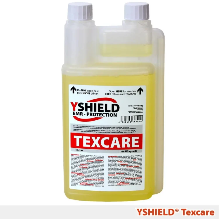 TexCare - płyn do prania tkanin ekranujących promieniowanie elektromagnetyczne