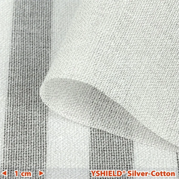 Silver-Cotton - tkanina ekranująca baldachimu - Klatki Faradaya - YSHIELD® BCD