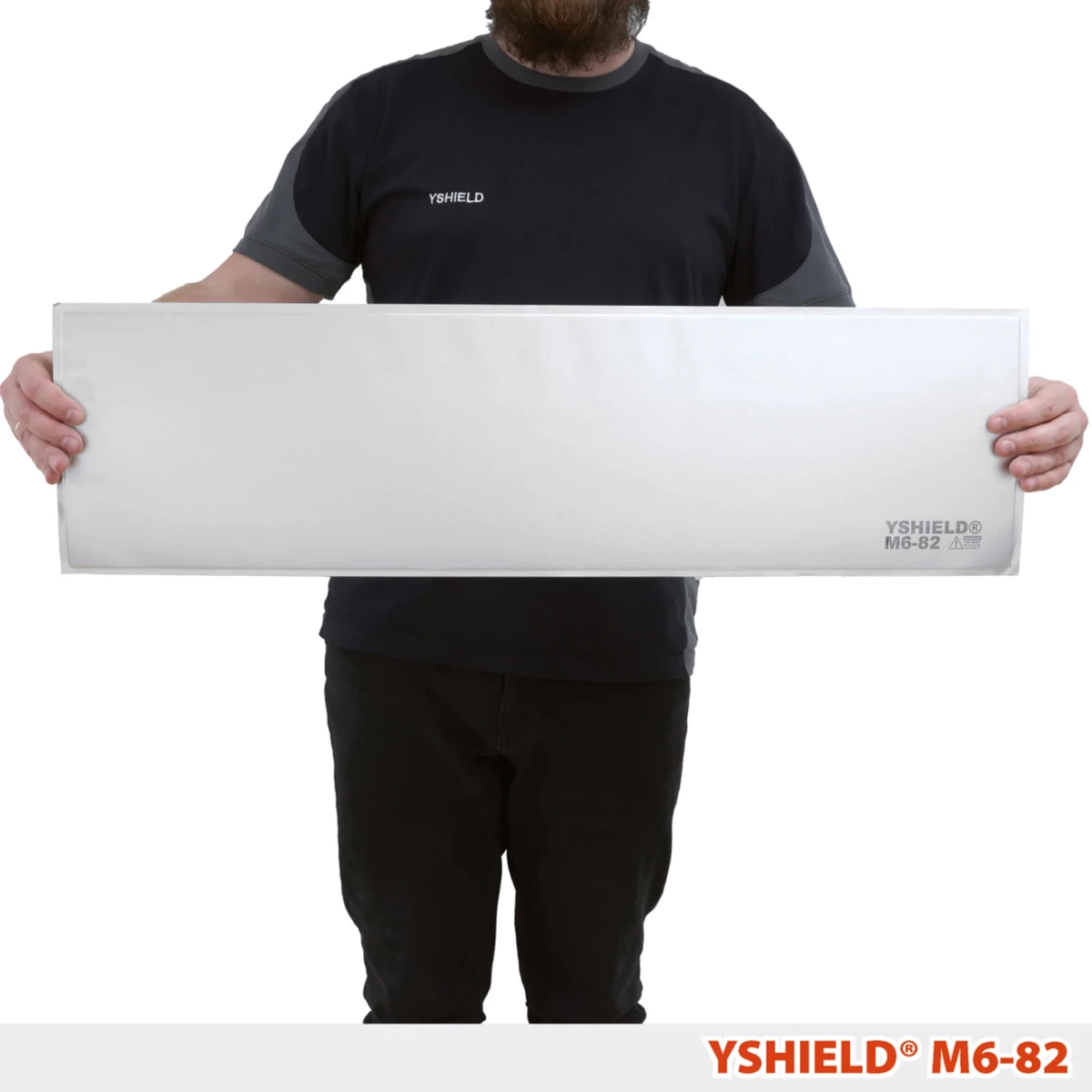 YSHIELD M6-82 - panel ekranu magnetycznego SP Alu - 80 x 21 cm