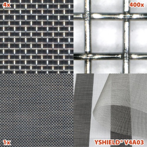 Siatka ekranująca PEM YSHIELD V4A03 powiększenie