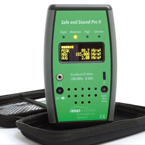 Safe and Sound Pro 2 | miernik pola elektromagnetycznego | 200 MHz - 8 GHz
