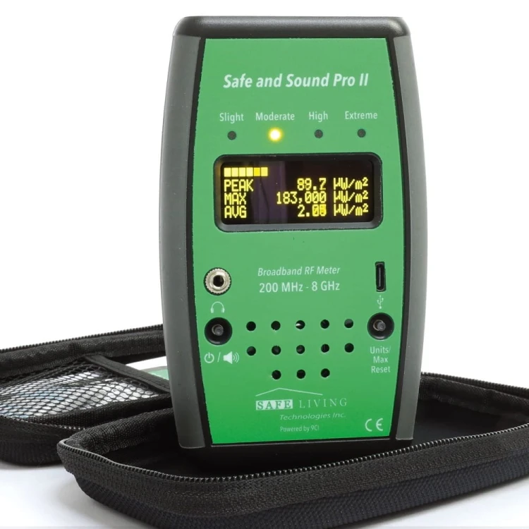 Safe and Sound Pro 2 | miernik pola elektromagnetycznego | 200 MHz - 8 GHz