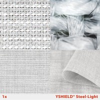 YSHIELD STEEL-LIGHT - tkanina ekranująca PEM - szer. 150 cm - 1 mb